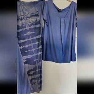 NWT Style & Co women top & scraf